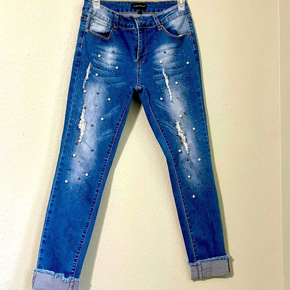 Blue Jeans with Jewels